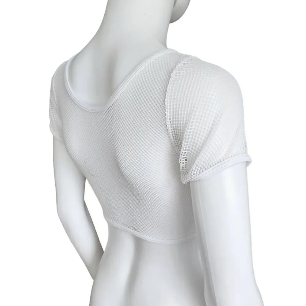fishnet micro crop top - Picture 4 of 4